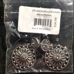 Montana Silversmith - Round Concho Earrings